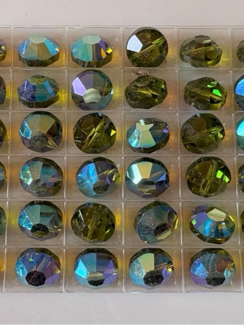 RARE VINTAGE SWAROVSKI CRYSTAL BEADS Article 335 12mm